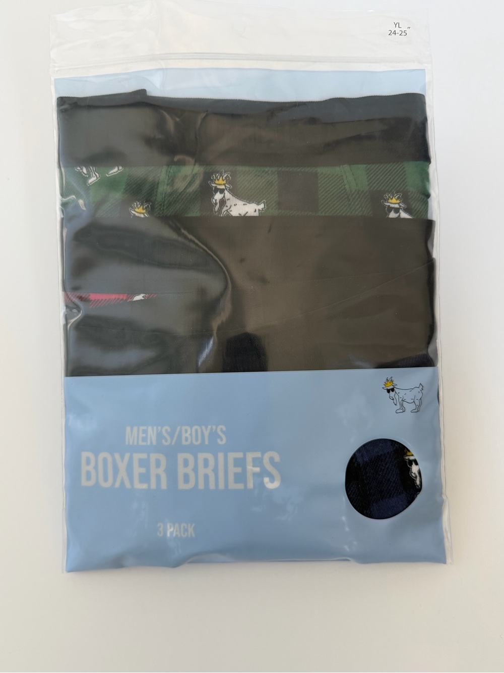 GOAT USA Kids Boxer Briefs Size Youth Large - New in Bag